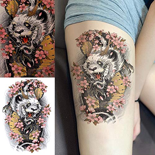 6 Sheet Temporary Tattoo Stickers - Waterproof Asian Designs
