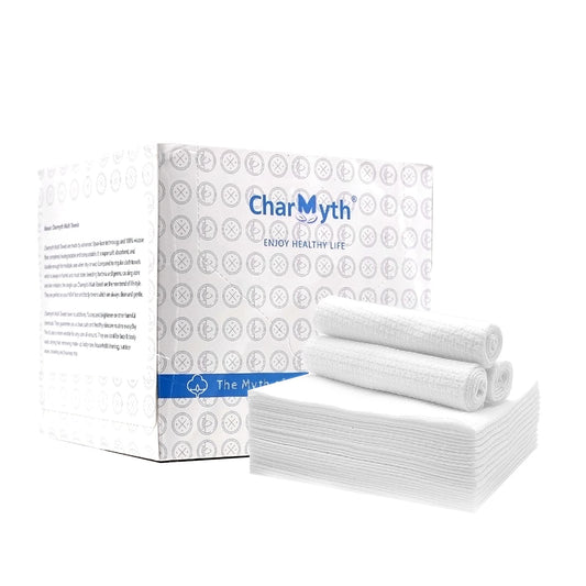 Charmyth Disposable Face Towel, Clean Face Tissue Skin Towel XL, Extra Thick Soft Disposable Makeup Remover Dry Wipes, Organic Cruelty Free and Degradable Clean Towel for Sensitive Skin