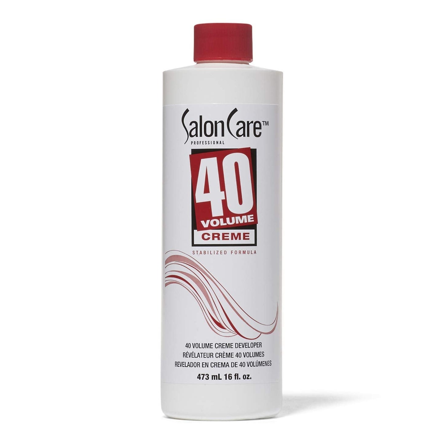 Salon Care 40 Volume Crème Developer, Maximum Lift Formula, 16 oz.