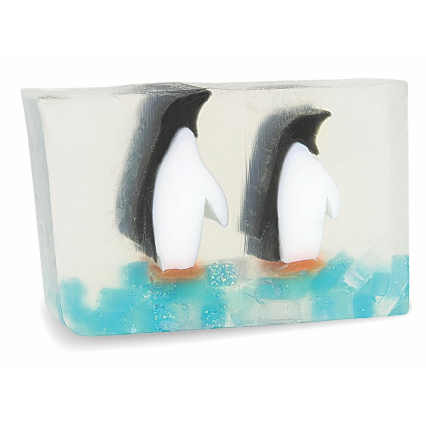 Primal Elements Glycerin Bar Soap | Helps All Skin Types, Sensitive, Oily & Dry Skin | NO PARABENS, VEGAN, GLUTEN FREE, 100% VEGETABLE BASE - (Penguins)