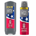DOVE MEN + CARE Limited Edition FIFA Body Wash & Deodorant Regimen Pack 2 Count All Star Comfort for Men for Hydrated Soft Skin & Odor Protection