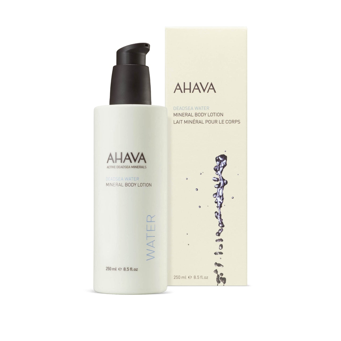 AHAVA Dead Sea Water Mineral Body Lotion - Daily Moisturizing & Hydrating Body Lotion with Osmoter, Exclusive blend of Dead Sea Minerals & Nourishing Botanical Extracts, Original, 8.5 Fl.Oz