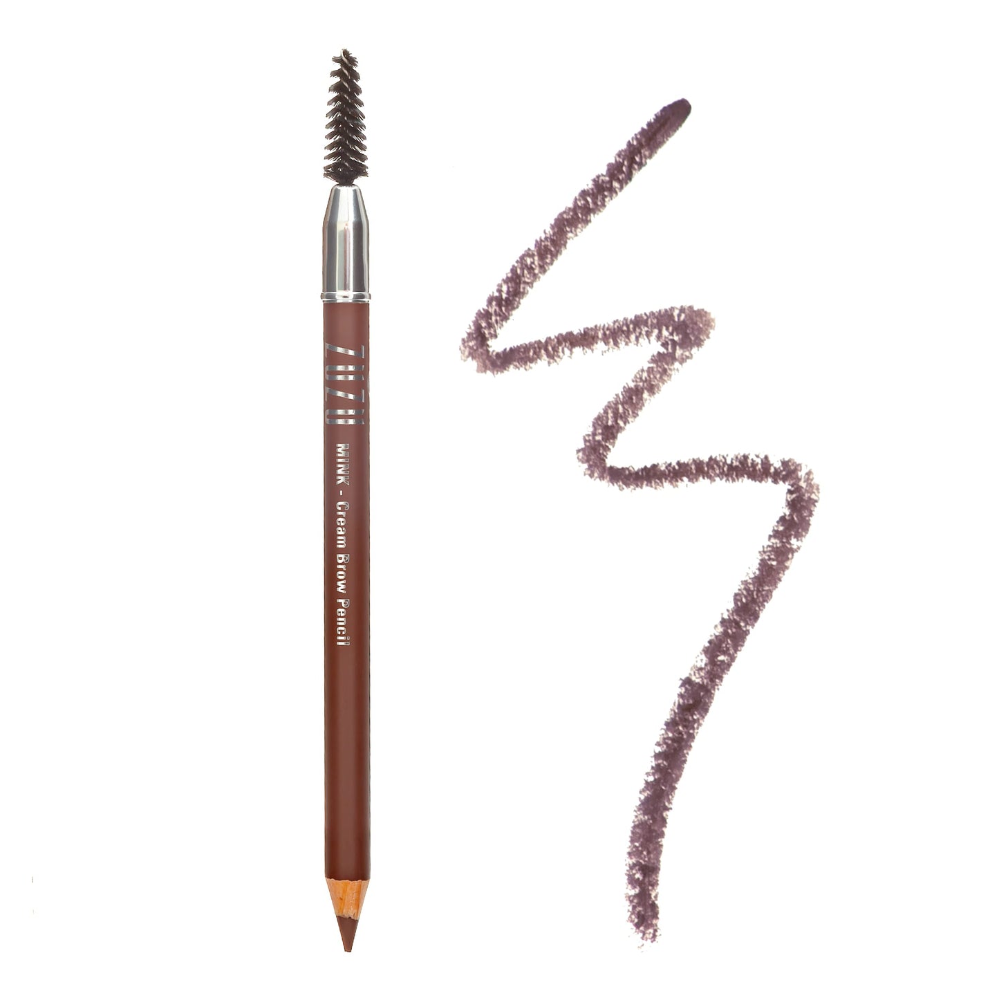 ZUZU LUXE Cream Brow Pencil (Mink - Auburn/Brunette), Effortlessy sculpt and define eyebrows, natural finish, creamy formula. Natural, Paraben Free, Vegan, Gluten-free,Cruelty-free, Non GMO,0.044 oz.