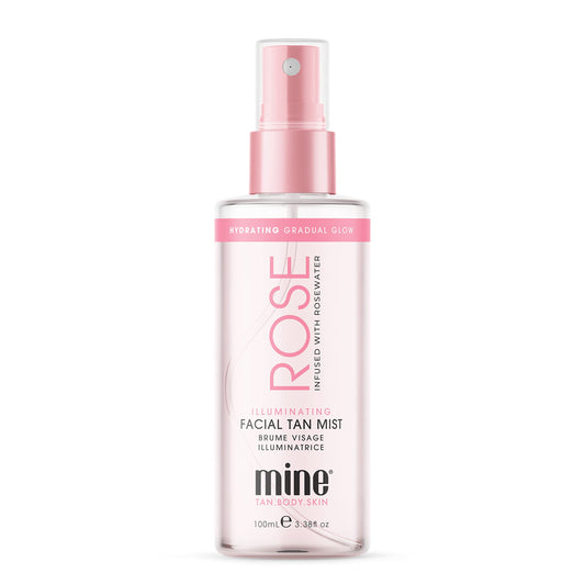 MineTan Rose Self Tanner Face | Lightweight, Ultra Hydrating Face Tanner That Absorbs Instantly For An Illuminating Skin Finish & Luminous Self Tan, Self Tanner Face Spritz, Vegan & Cruelty Free