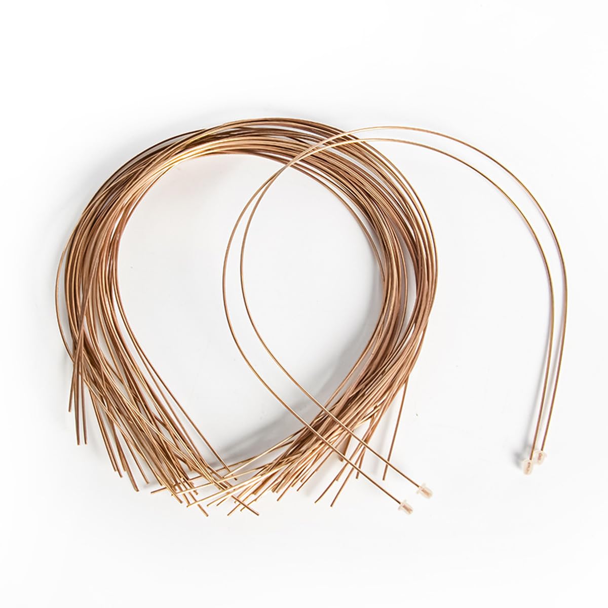 mollensiuer 50Pcs 1.0MM Width Thin Wire Metal Headbands DIY Craft Wire Frame Hairband Blank Metal Headbands Fashion Headband Hair Holder DIY Crafting Headpiece Accessories