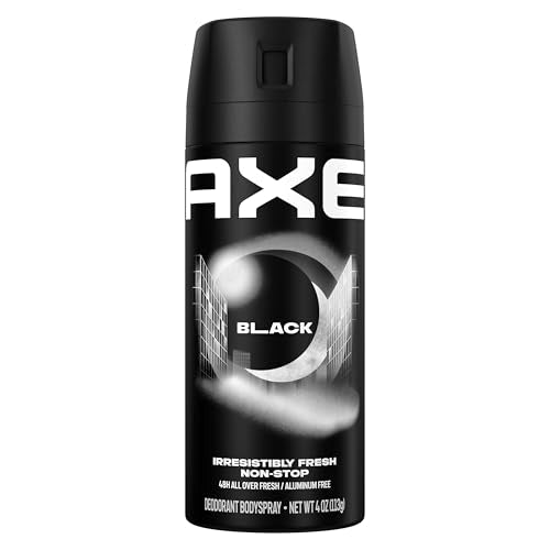 AXE Black Body Spray Deodorant for Men 4 oz