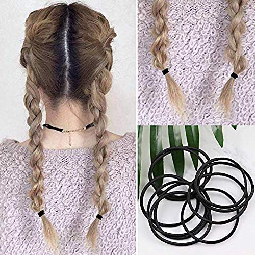 LEDUODO 300Pcs Small Multicolor Elastic Hair Ties for Girls & Babies