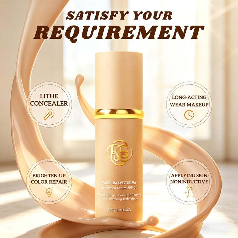 Color Changing Foundation SPF 50+ - 4-in-1 Full Coverage