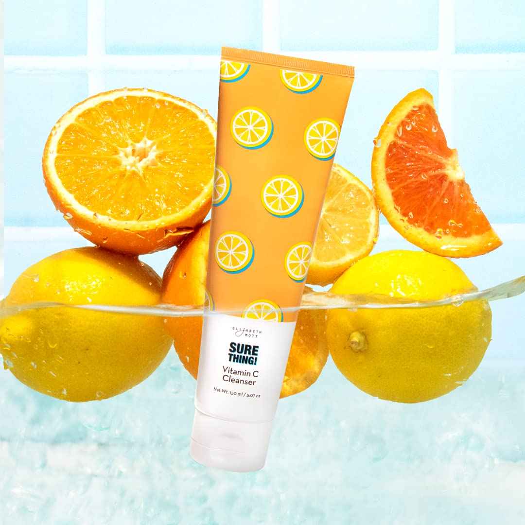 Elizabeth Mott Vitamin C Face Scrub and Cleanser Bundle | Vegan and Cruelty-Free Skincare