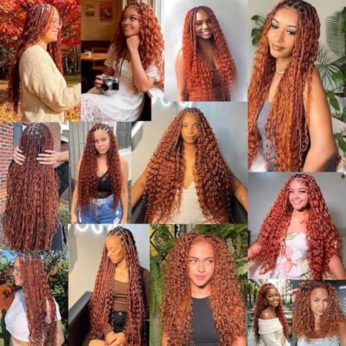 Deep Wave Water Bulk Braiding Hair 20 Inch 100g Curly Human Hair for Boho Styles