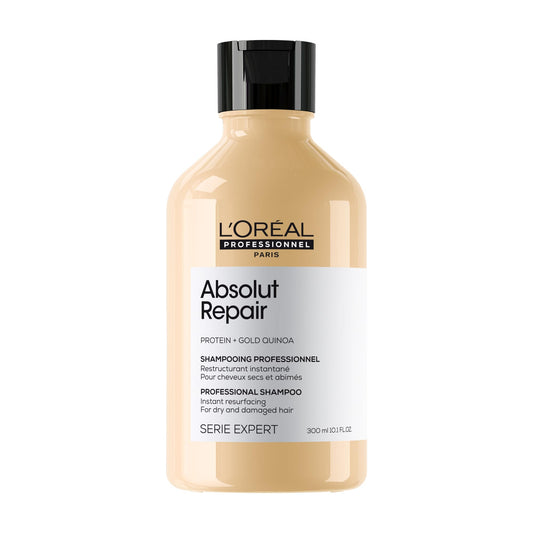 L'Oreal Professionnel Paris Absolut Repair Shampoo – Nourishing Protein Shampoo For Dry, Damaged Hair, Repairs Damage and Provides Shine