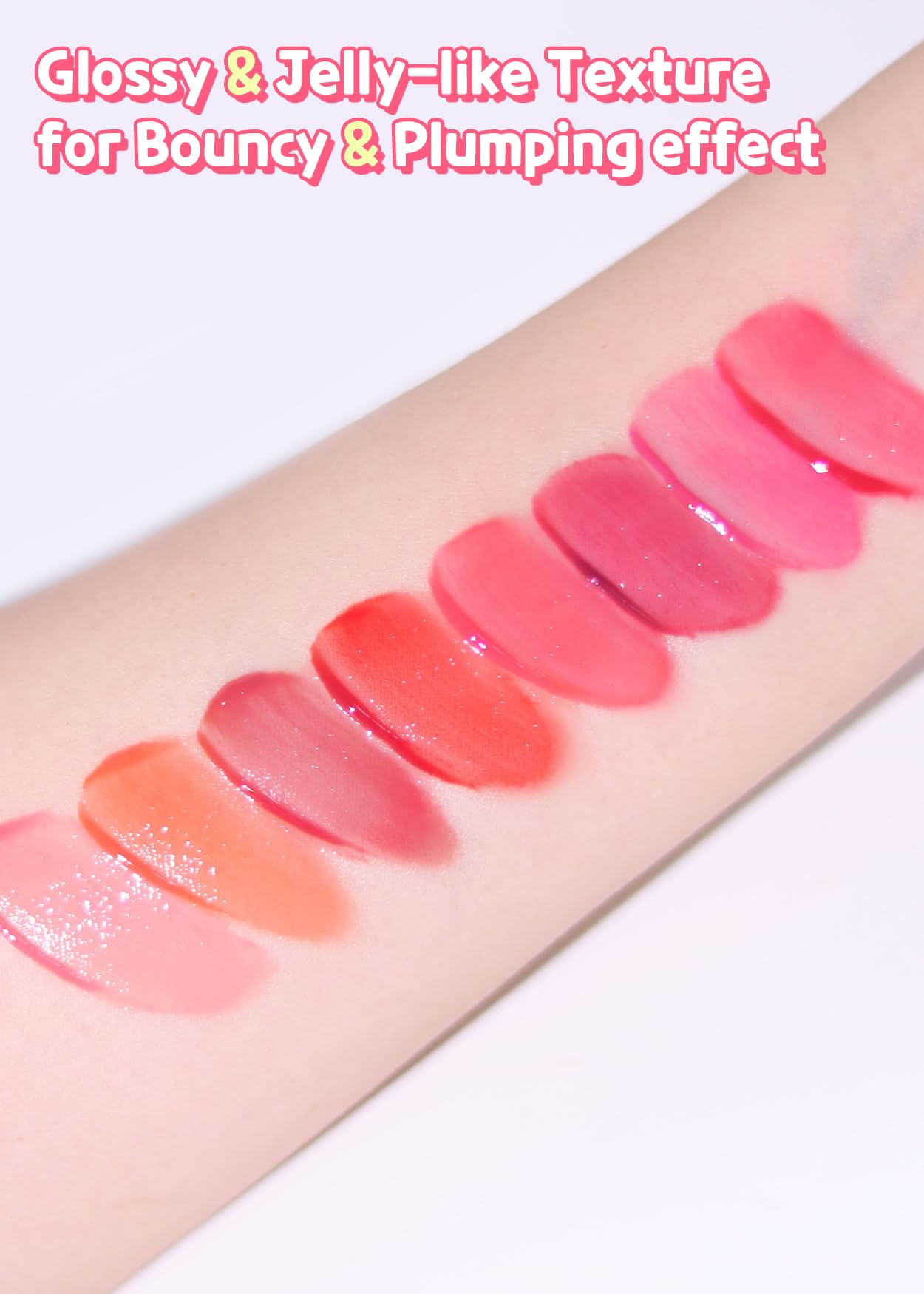 COLORGRAM Juicy Drop Tint 02 Peach Dew | Juicy Lip Gloss, Glowing Lip Stain with Fruity Colors, Buildable & Blendable, Highly Pigmented