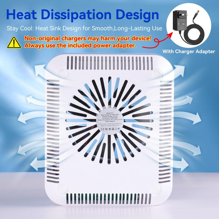 Larina Makartt Nail Dust Collector - 4200 RPM Adjustable Speed Digital Display