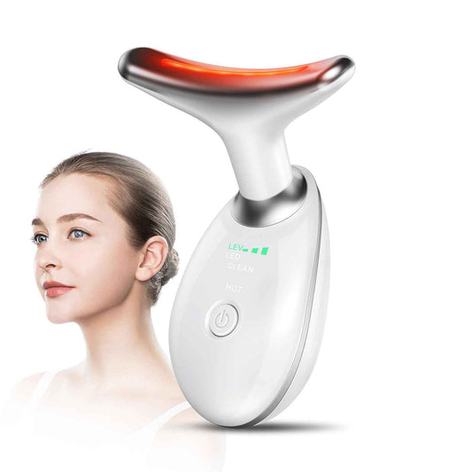 Oriflame Neck and Face Massager, Face Roller, Face Sculpting Skin Care Tool, Improve, Firm, Tightening and Smooth 3 Modes, White