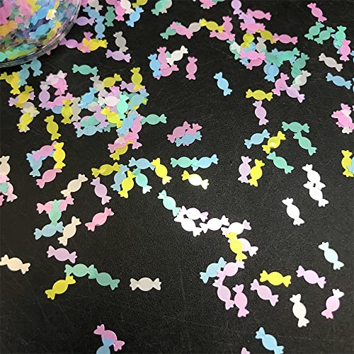 PrettyG Colorful Glitter Sequins 10g - Face Body Nail Makeup