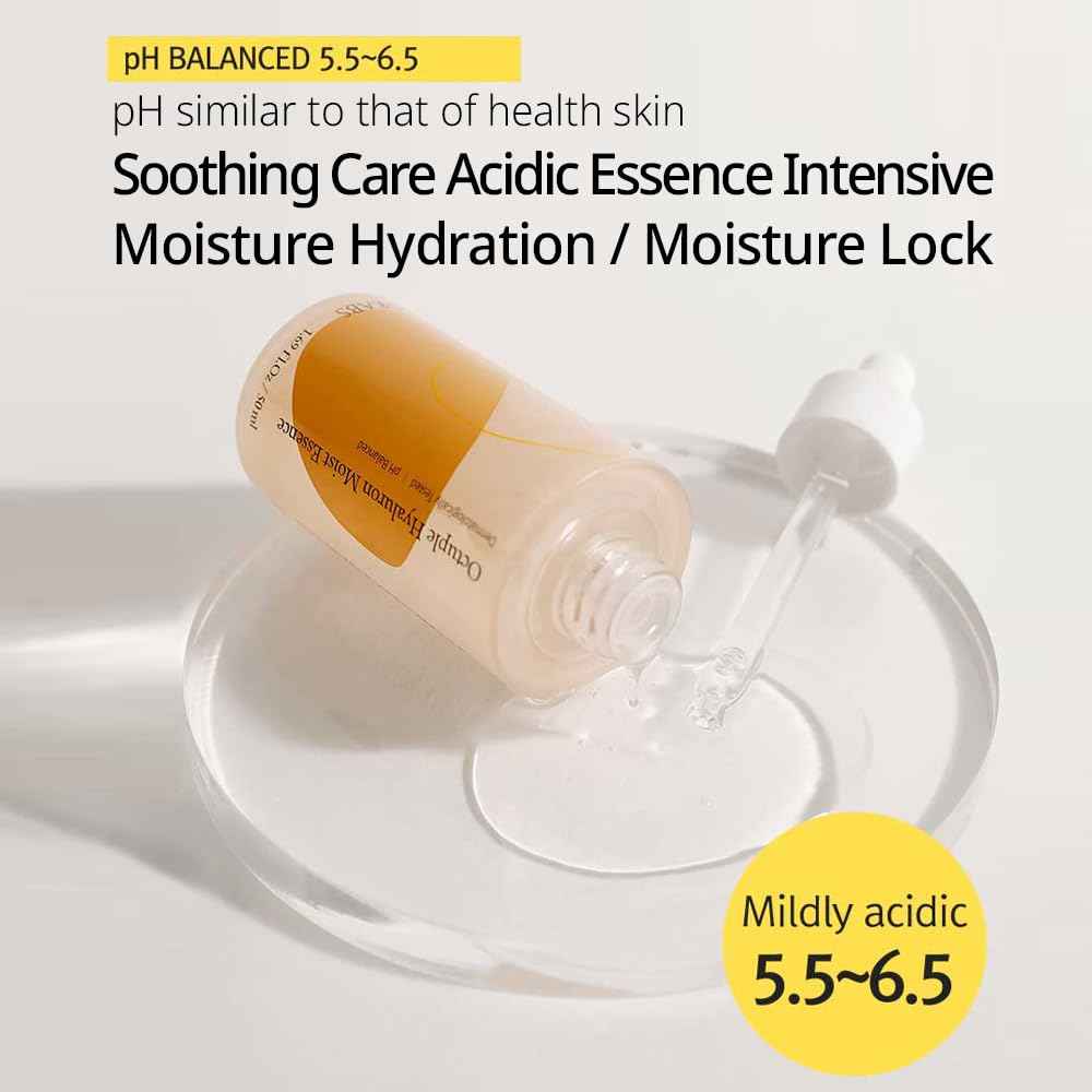 Shift4 Octuple Hyaluron Moist Essence 50ml ㅣ 8 Types of Hyaluronic Acid ㅣ Deep Hydration ㅣ Skin Barrier Support ㅣ Dermatologically Tested ㅣ Soothing Face Serum for Sensitive and Dry Skin