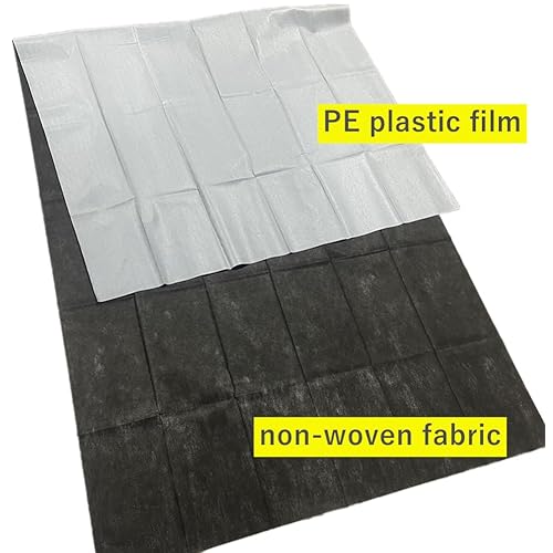 Disposable Tattoo Bed Covers Sheets Black, 40" x 90" (Pack of 10) Soft Non-woven Massage Table Cover, Waterproof Drape Sheets for SPA, Tattooing Chair Studio Supplies, Thick and Strong