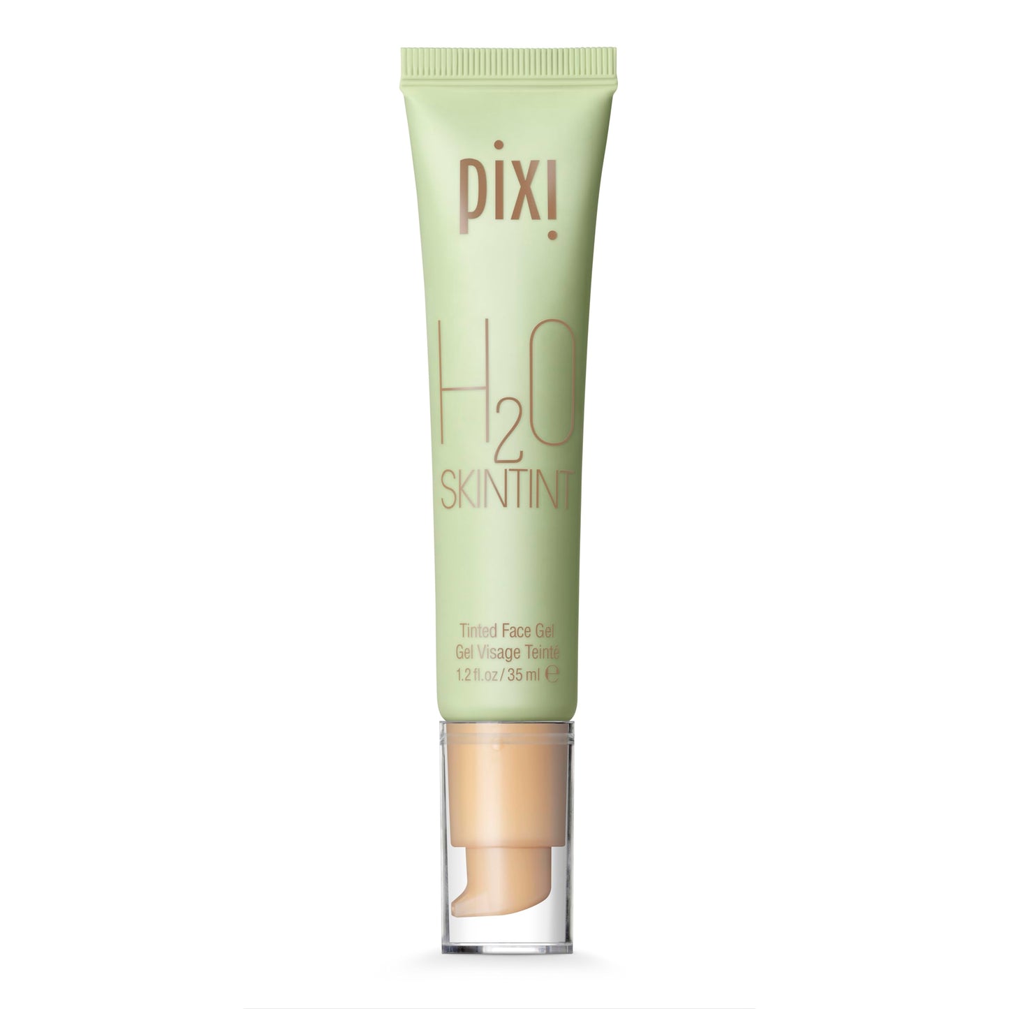 Pixi Beauty H2O SkinTint Tinted Face Gel, 1.2 fl oz / 35 ml, Beige