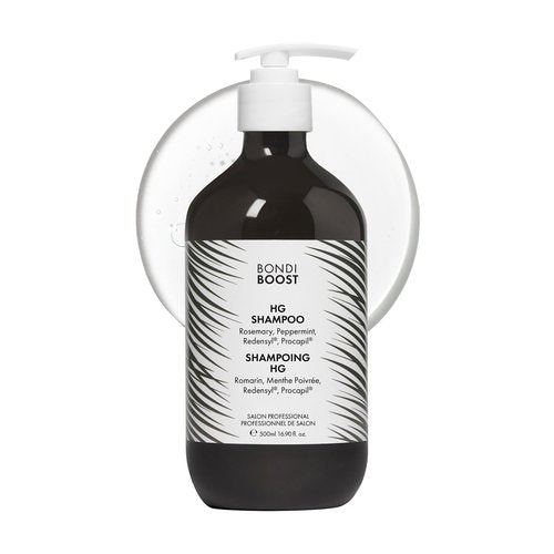 BONDIBOOST HG Anti-Thinning Shampoo for Women & Men [16.90 fl oz], Clinically Tested to Promote Fuller + Thicker-Looking Hair, Natural Mint Scent + Procapil, Redensyl & Rosemary Formula, Sulfate-Free