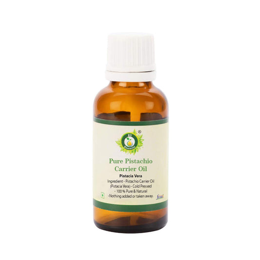 R V Essential Pure Pistachio Carrier Oil 100ml (3.38oz)- Pistacia Vera (100% Pure and Natural Cold Pressed)