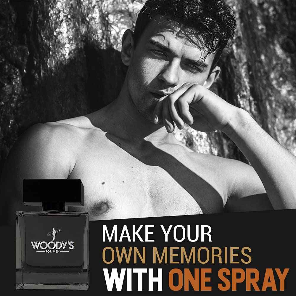 Woody's Cologne for Men - Refreshing & Long-Lasting Fragrance Scent, Masculine Citrus Notes, Men's Cologne for Everyday Wear, 3.4 fl oz