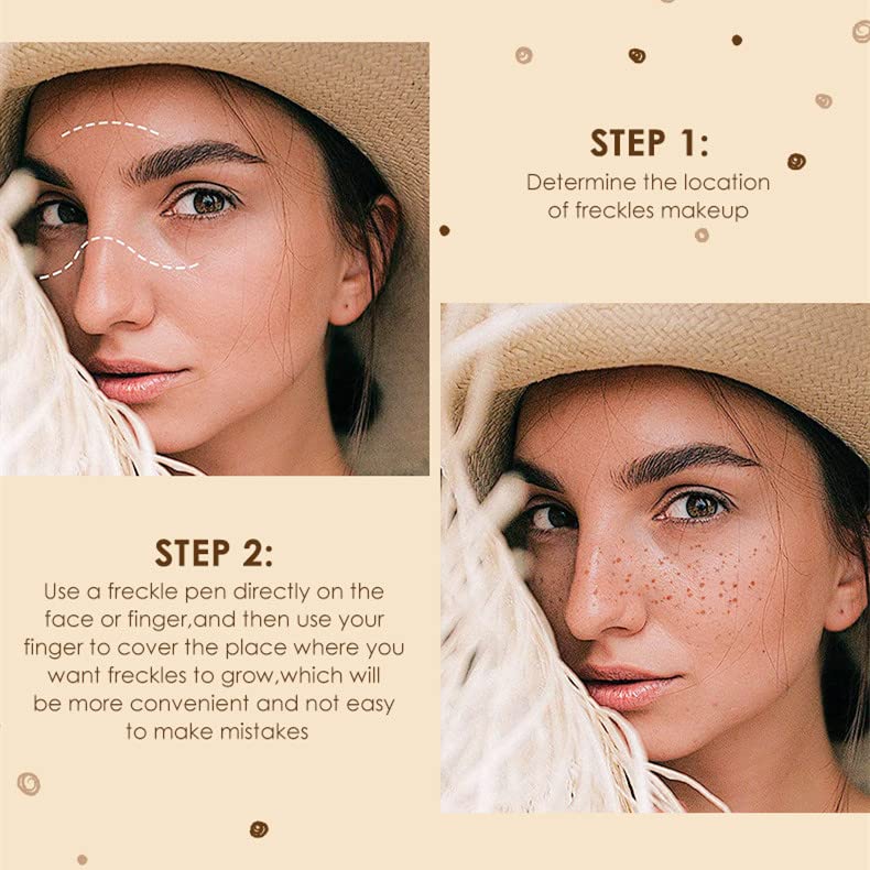 Lovelycat Freckle Pen - Waterproof Makeup, 2 Colors