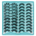 Fluffy 3D Volume Lashes 20-25MM D Curl Mixed 4 Styles 20 Pairs
