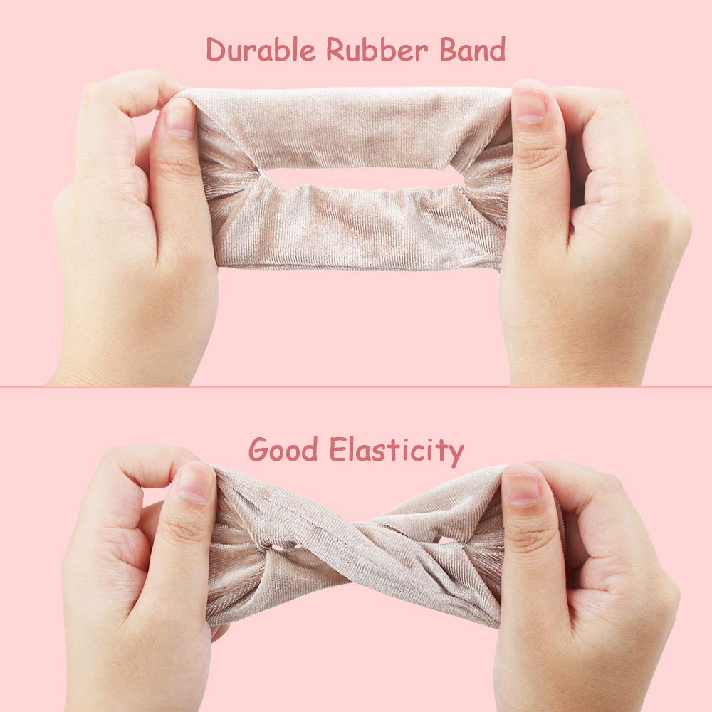 18 Pcs Blush Theme Hair Scrunchies Velvet Elastic Hair Bands Pink Love Scrunchy Hair Ties Hair Bobbles for Women and Girls