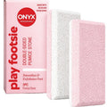 Onyx Professional Double Sided Siliglass Pumice Stone - 2 Pack Callus Remover