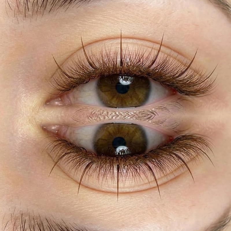 Premade Wet Spike Lash Extensions - 5D Brown CC Curl