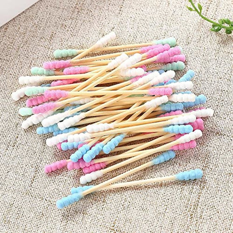 200 Pcs Double Head Cotton Swabs for Makeup & Cleaning