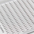 Bodermincer 12-13-15-16mm Mixed / 14-15-17-18mm Mixed Lashes Premade Russian Volume Fans 6D Mink Eyelashes short Stem D Curl Lash Pre made Eyelash Extensions Supplies (14-15-17-18mm Mixed)
