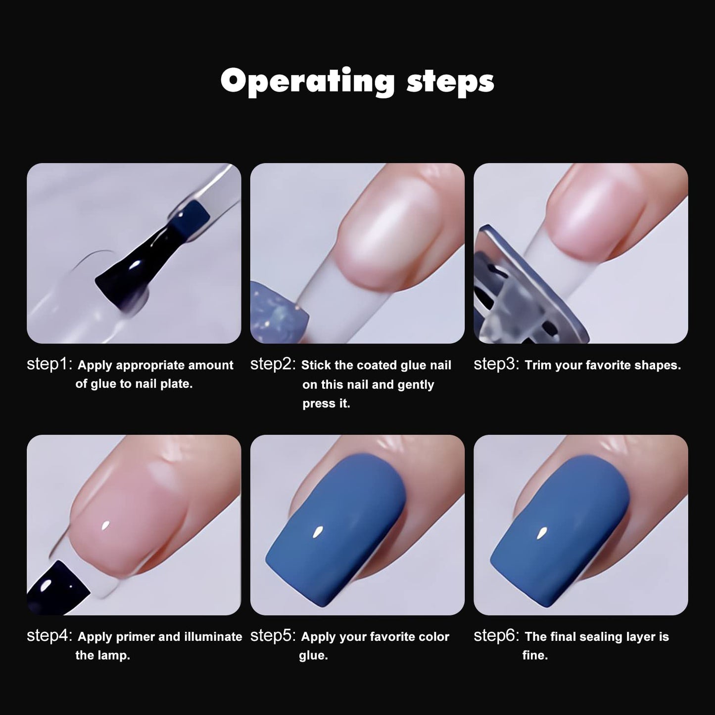 AddFavor Coffin Nail Tips 300pcs Soft Gel Matte Short Coffin Nail Tips Full Cover Acrylic False Fake Nails 15 Sizes for Women and Girls Press on Nails Nail Extension DIY Salon