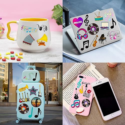 Music Temporary Tattoos 96 Pieces Party Favors Stickers