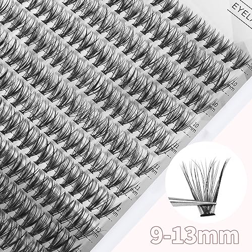 MAGEFY 220pc Cluster Lashes 30D 0.07C Mixed 9-13mm