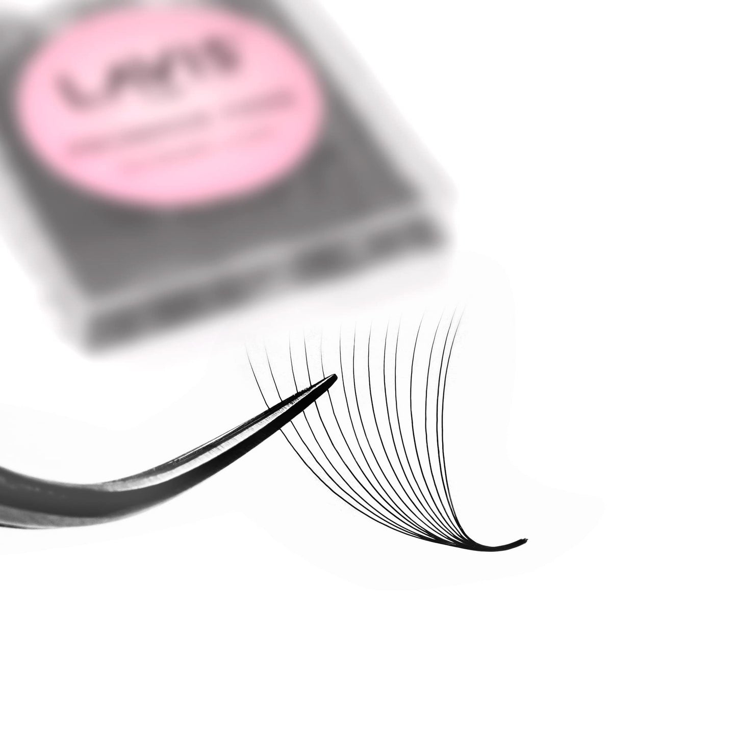 LAVISLASH 500 Promade Fans Eyelash Extension | Handmade Loose Volume Lash | Mutiple Options 3D-8D/10D/12D/14D/16D Fans | 0.03/0.05/0.07mm Thickness | C/CC/D Curl | 8-16mm Length(14D-0.03-C-14mm)