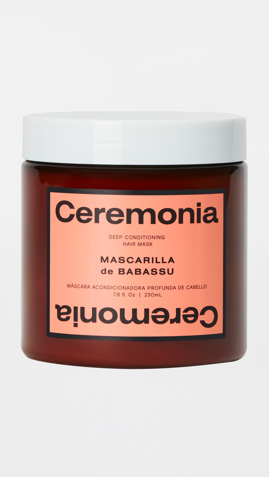 Ceremonia Mascarilla de Babassu Deep Conditioning Hair Mask, 7.2 Ounce