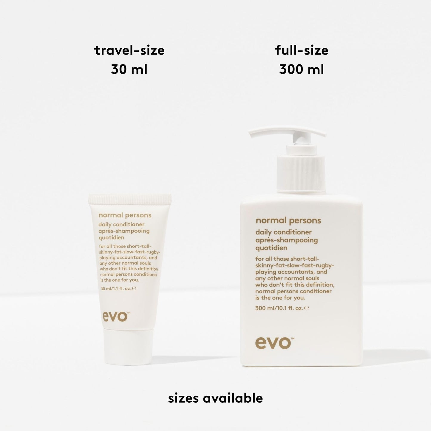 EVO Normal Persons Daily Care Conditioner - Deeply Cleanses, Removes Product Build-Up & Strengthens All Hair Types - 300ml / 10.1fl.oz