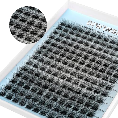 Lash Clusters 10-14mm D Curl Eyelash Extensions 168Pcs