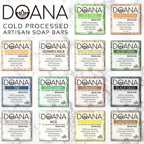 Aloe Vera Soap Bar - Now With SHEA BUTTER - Vegan, OliveOil, and CoconutOil, Palm Oil Free, Anti-Acne, Great Moisturizer, Anti-Aging Effect