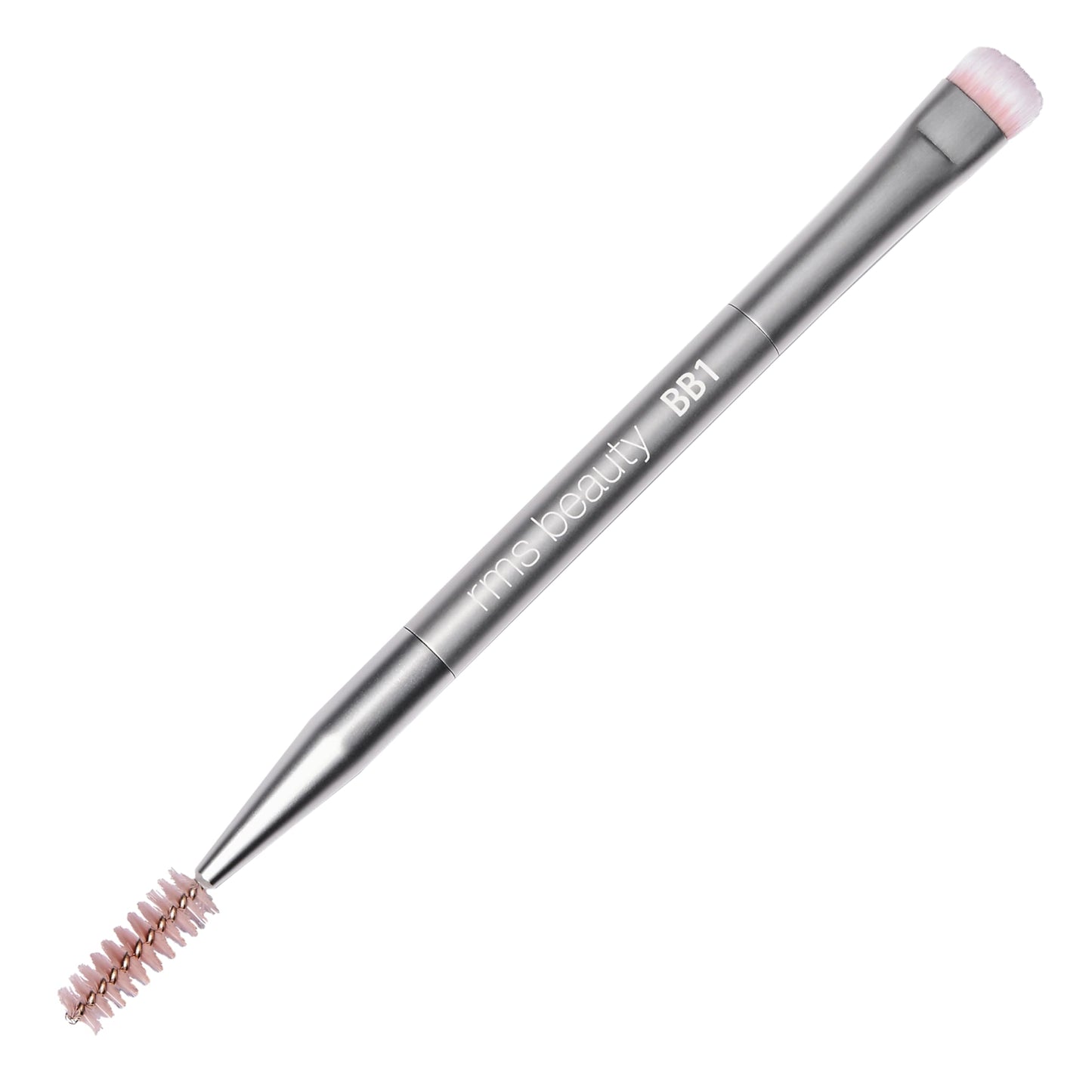 RMS Beauty Back2Brow Brush - Eyebrow Makeup Brush with Spoolie, Eyebrow Brush, Make Up Brush, Brow Brushes for Eyebrows, Eyebrow Pencil Powder Brush