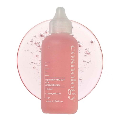 COSNOLOGY Retinol Anti-aging Serum with Coenzyme Q10,EGF,Pore Minimizing,Wrinkle Reduction,Centella Extract for Skin Soothing & Hydration | Clean Beauty, 2.70 fl.oz(80ml) | Korean Skincare