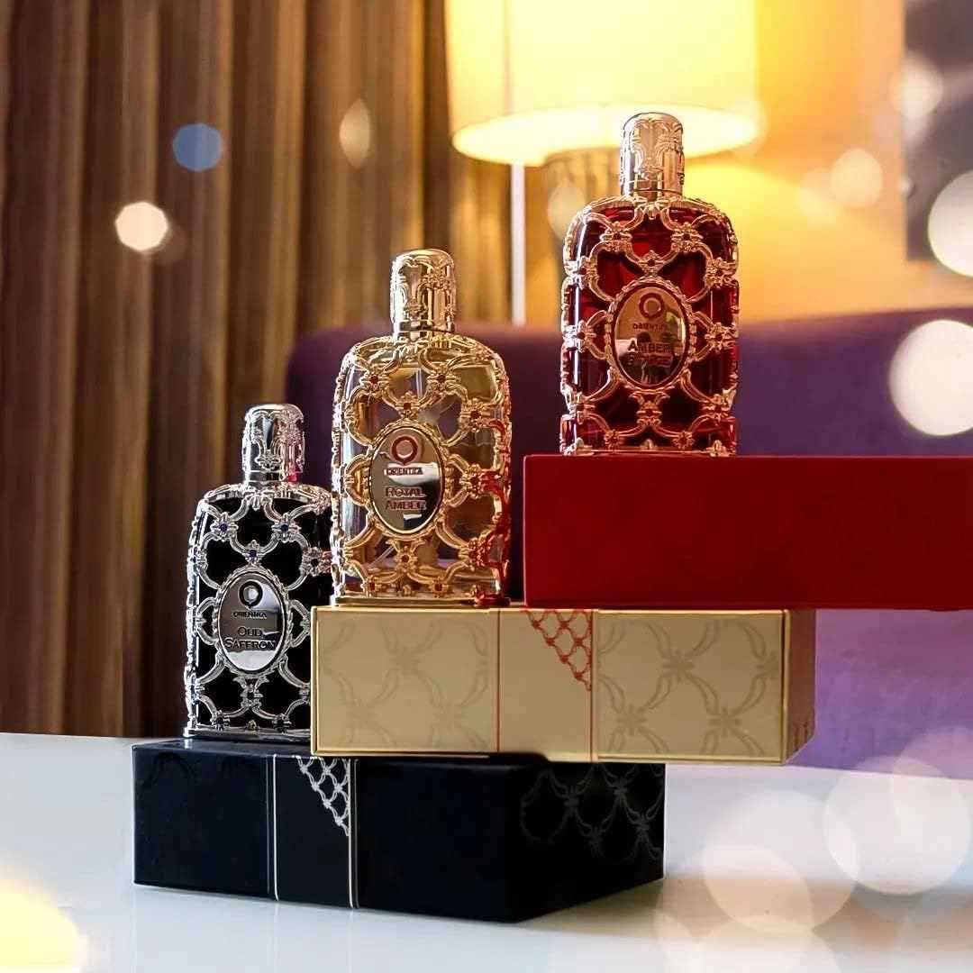 Orientica Luxury Collection Mini 5-Piece Perfume Gift Set Eau de Parfum - Arabic for Men and Women - 0.33 Fl Oz / 10ml x 5 Spray