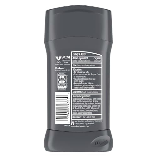 Dove Men+Care Stain Defense Deodorant Stick 72H Protection 2.7oz