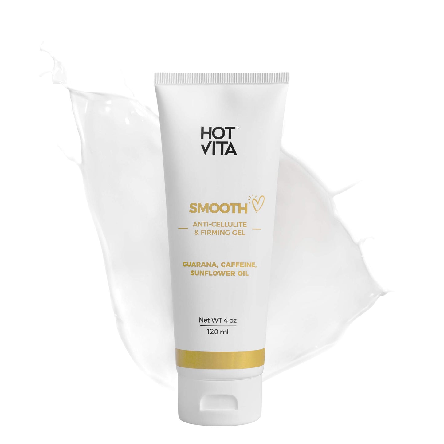 Hot Vita Anti Cellulite Gel – Skin Tightening & Firming Body Lotion – Anti Stretch Mark Cream (4 oz)