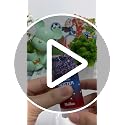 BliBling Patriotic Body Glitter Stick Red White & Blue 4th of July, World Cup 2026, Soccer Fan Makeup