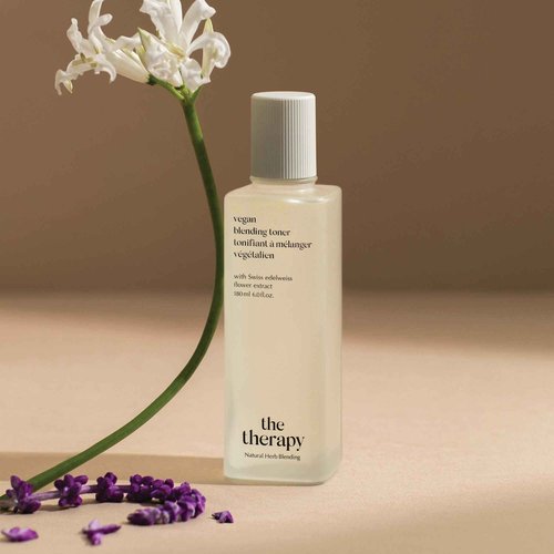 THE FACE SHOP The Therapy Vegan Blending Toner | Organic Vegan Soothing Face Toner | Elasticity Improvement & Deeply Hydrating | Eco-Friendly,6.09 fl. Oz,K-Beauty