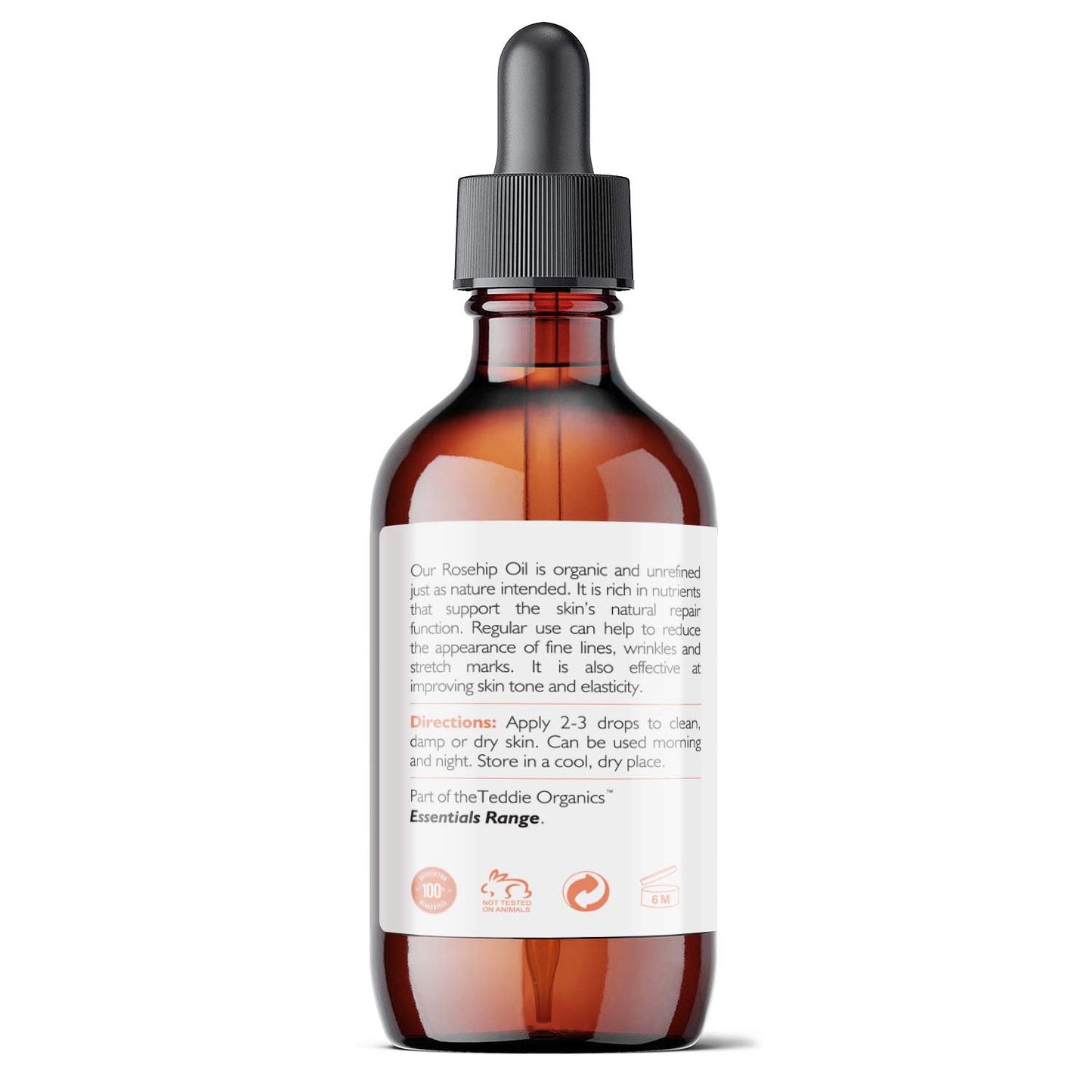 Organic Rosehip Oil – 100% Pure Unrefined Cold Pressed Rosehip Seed Oil - Best Moisturizer for Face, Hair - Great for Fine Lines, Wrinkles, Acne Scars, Sun Damage, Stretch Marks, Eczema, Psoriasis