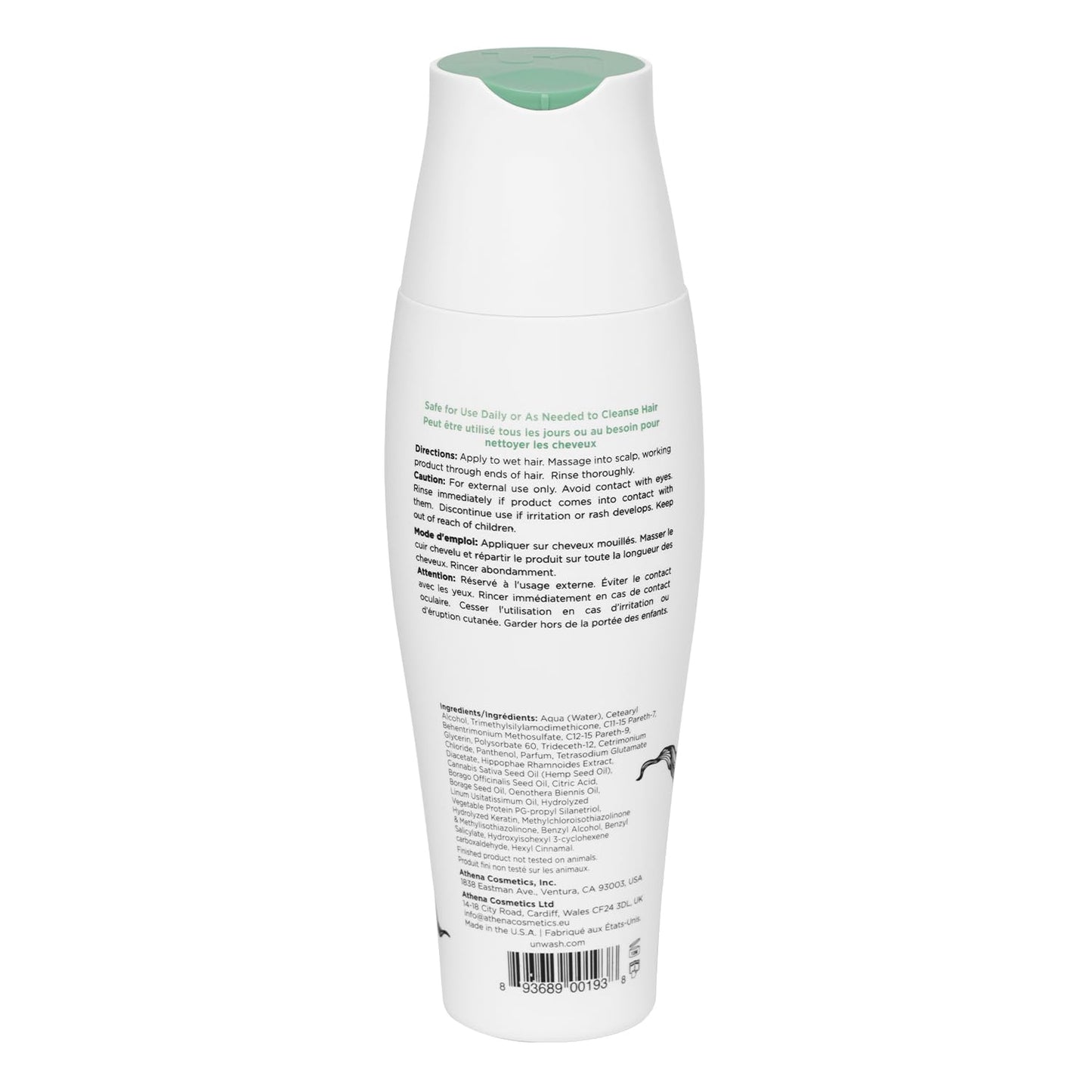 Unwash Bio-Cleansing Conditioner - Gentle, Hydrating Co-Wash Cleansing Conditioner, Sulfate & Paraben Free, for Curly, Coily & Dry Hair, 13.5 fl oz