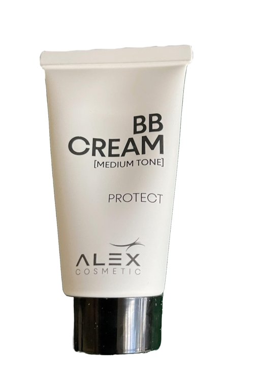 Alex Cosmetic BB Cream Medium Tone Coverage Minimize Pores Skin Cover Skin Tube 30ml